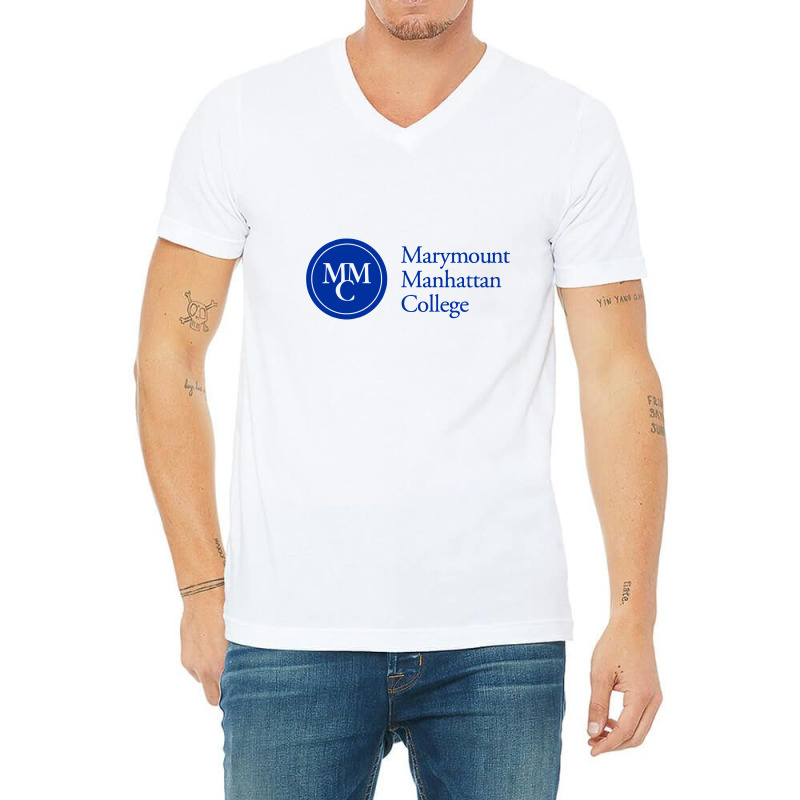 Marymount Manhattan V-Neck Tee by tanisgilb | Artistshot