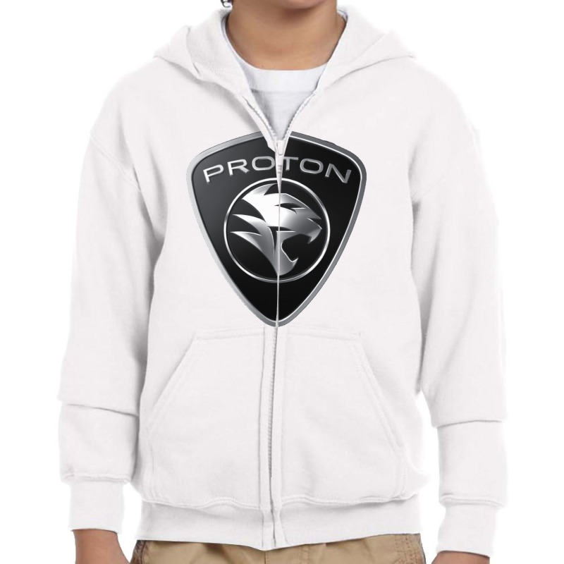 Proton Youth Zipper Hoodie by tanisgilb | Artistshot