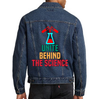 Funny Men The Science My Favorite People Men Denim Jacket | Artistshot