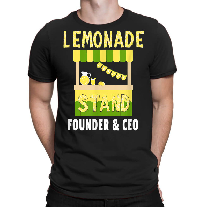 Lemonade Stand Founder & Ceo   Lemon Juice Drink Lover T Shirt T-shirt | Artistshot