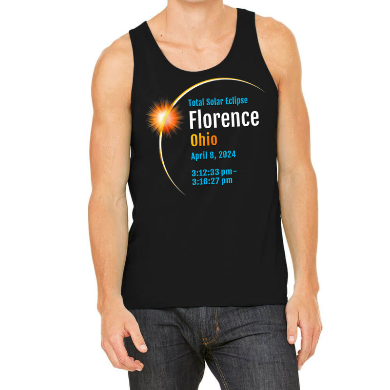 Florence Ohio Oh Total Solar Eclipse 2024  1  T Shirt Tank Top by efronpngoick3 | Artistshot