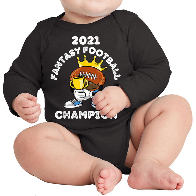 Funny 2021 Fantasy Football Champion Fantasy League Winner T Shirt Cop Long Sleeve Baby Bodysuit | Artistshot