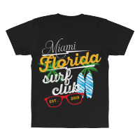 Miami Florida Surf Clup Est 2019 All Over Men's T-shirt | Artistshot