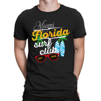 Miami Florida Surf Clup Est 2019 T-shirt | Artistshot
