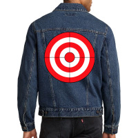 Bulls Eye Target Lazy Diy Halloween Costume Darts Shooting T Shirt Men Denim Jacket | Artistshot