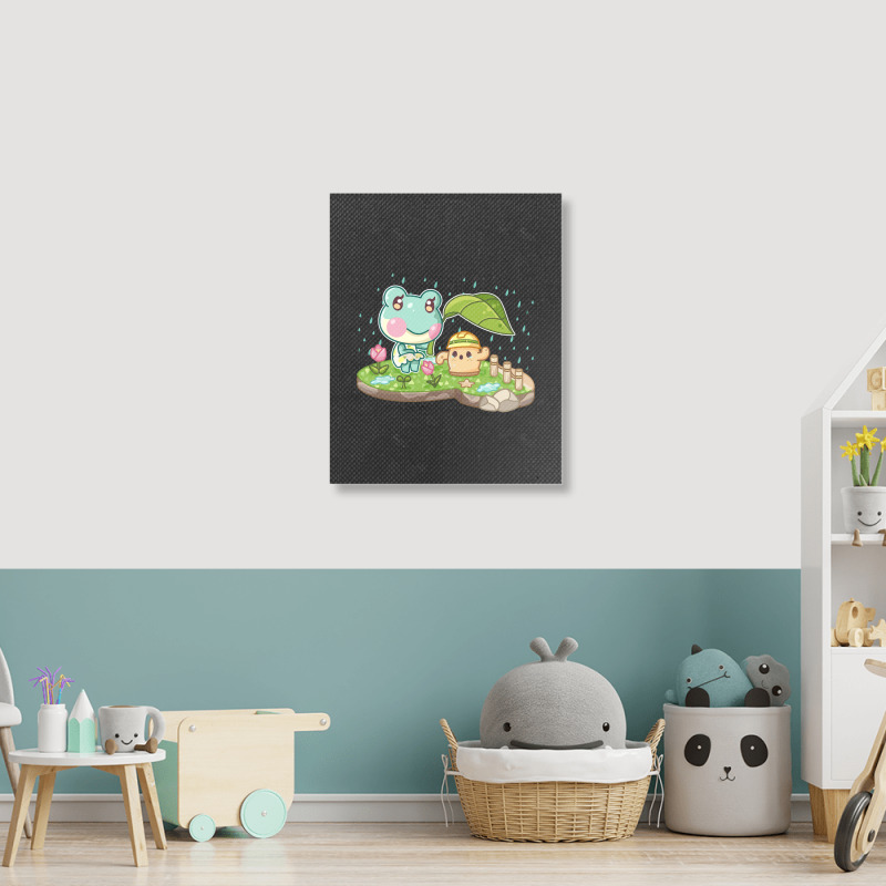 Lily,animal Crossing New Horizons Portrait Canvas Print | Artistshot