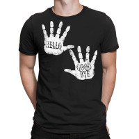 Hello And Goodbye Academy Daily Greetings Humor Vintage Art Pullover H T-shirt | Artistshot