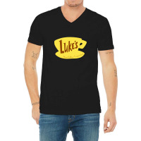 Loke's Diner V-neck Tee | Artistshot