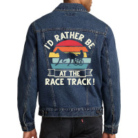 Harness Racing T  Shirt Horse Rider Harness Racing Apparel Retro Vinta Men Denim Jacket | Artistshot