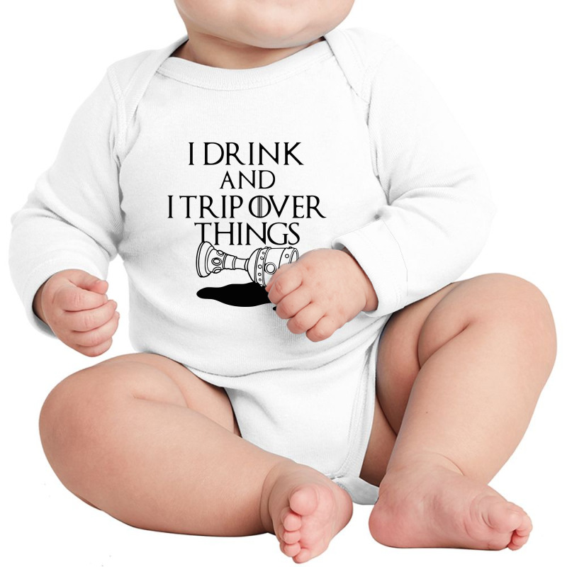 I Drink And Trip Long Sleeve Baby Bodysuit | Artistshot