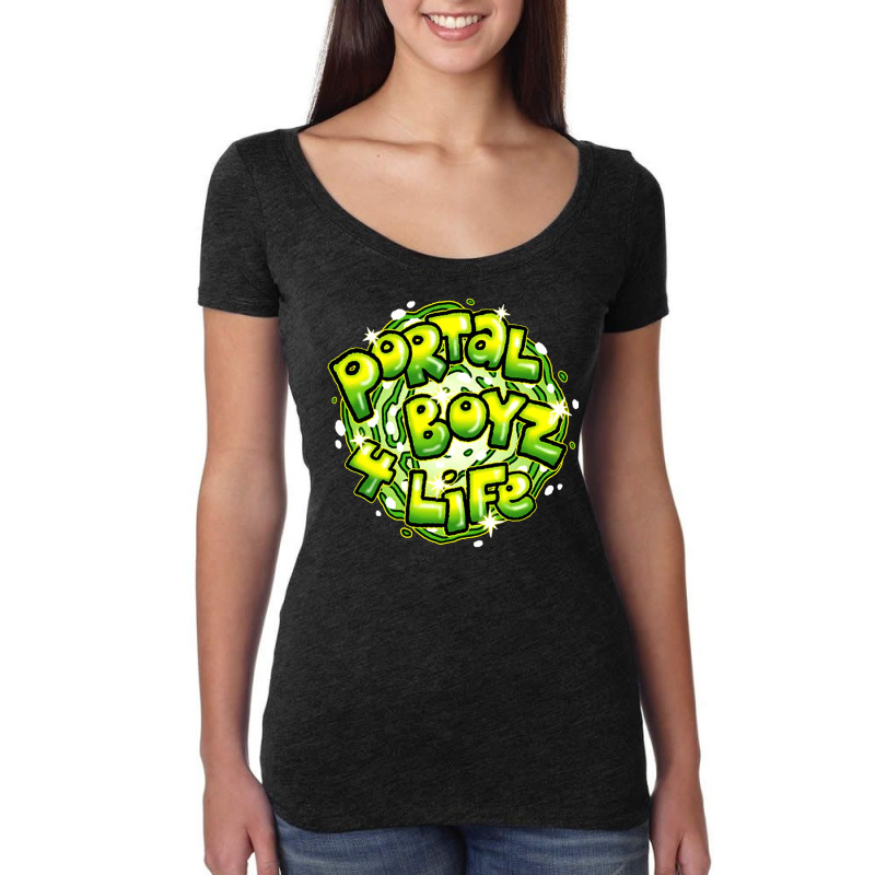 Portal Boyz 4 Life Women's Triblend Scoop T-shirt by Mbeler | Artistshot