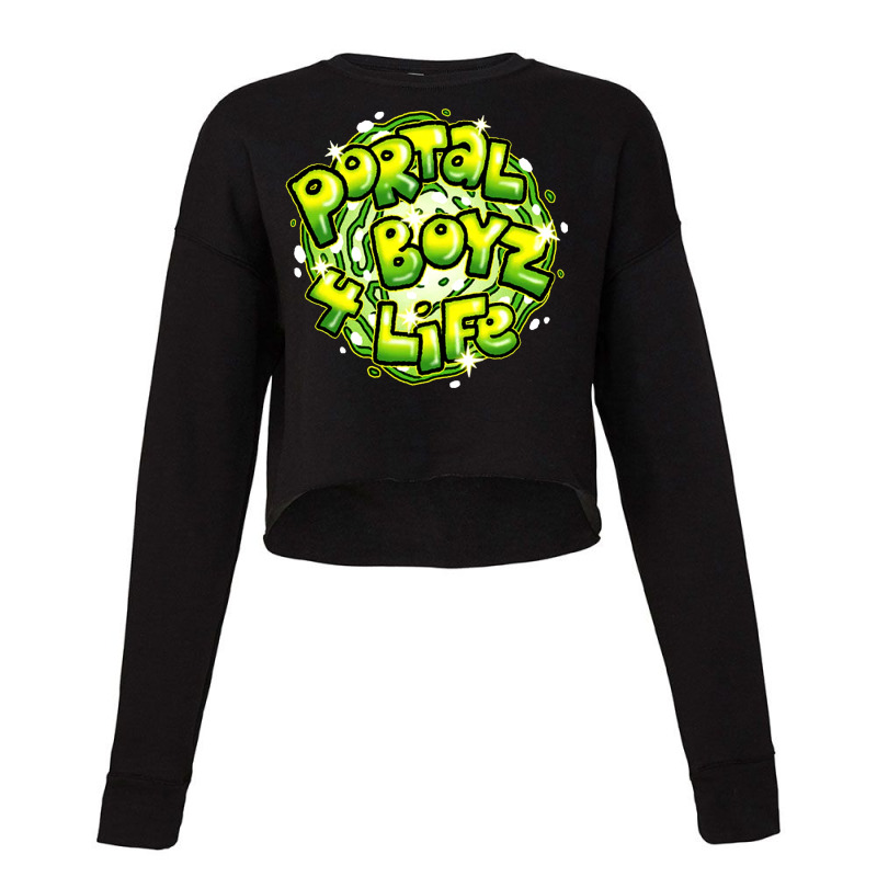 Portal Boyz 4 Life Cropped Sweater by Mbeler | Artistshot