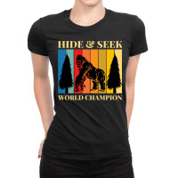 Hide And Seek Champion T  Shirt Hide And Seek Champion T  Shirt Ladies Fitted T-shirt | Artistshot