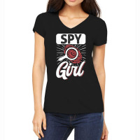 Secret Spy Private Eye Crimescene Investigator Spy Girl T Shirt Women's V-neck T-shirt | Artistshot