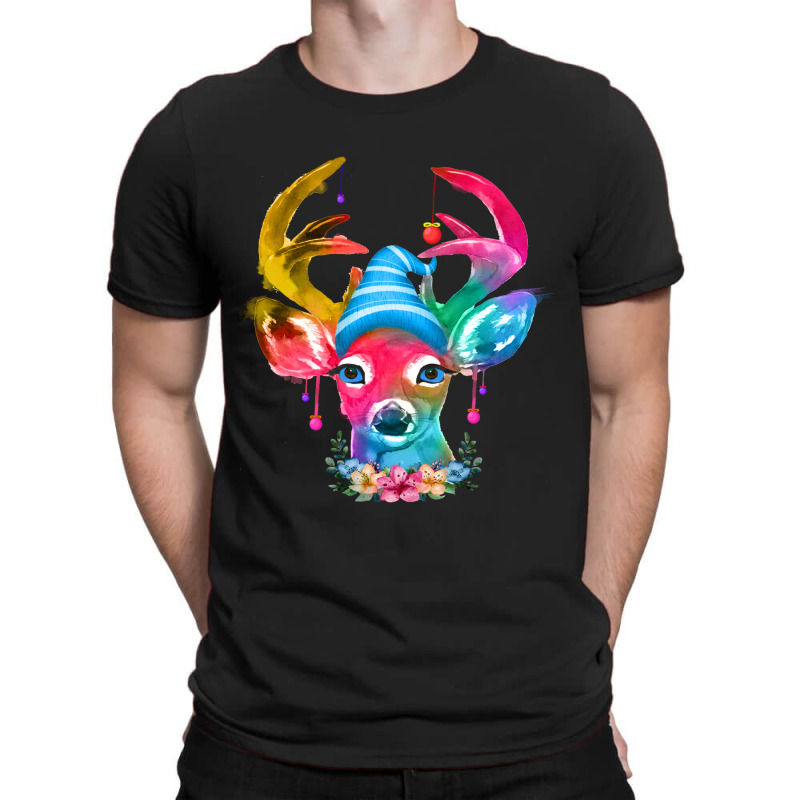 Christmas Deer T-shirt | Artistshot