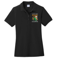 Let Is Get Schnitzel Faced Beer Drinker Oktoberfest T Shirt Ladies Polo Shirt | Artistshot