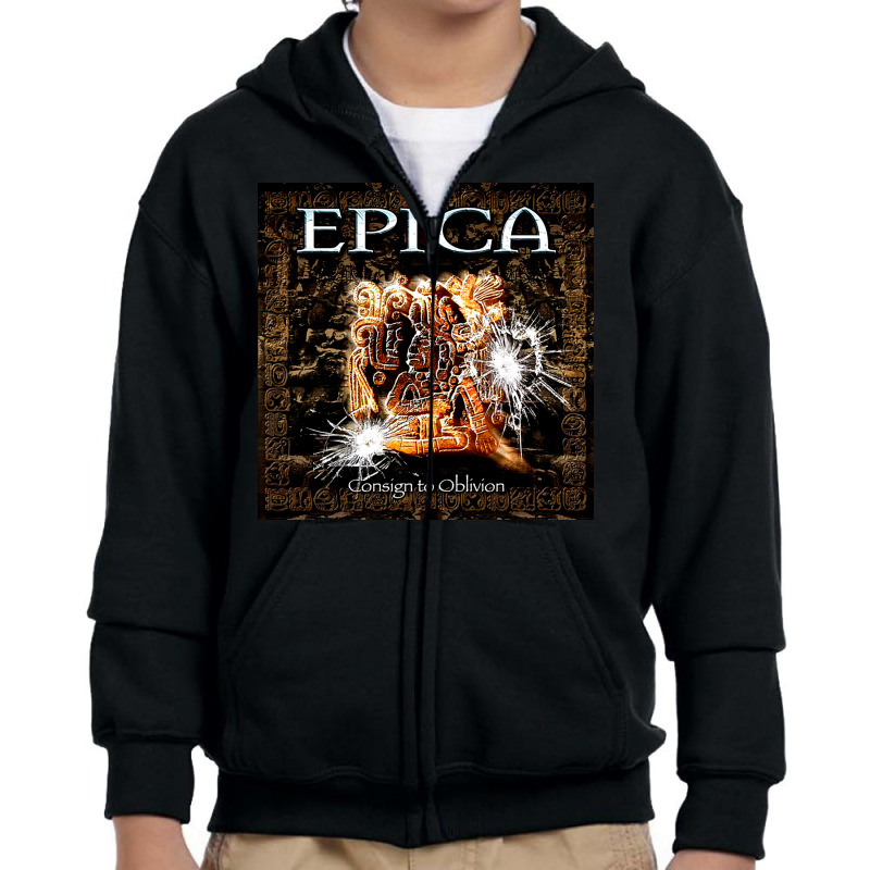 Epica Cover Youth Zipper Hoodie by rdach | Artistshot