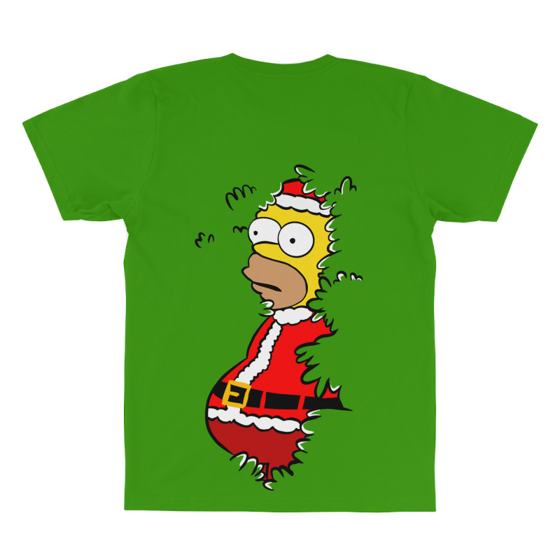 Homer Claus Christmas All Over Men's T-shirt | Artistshot