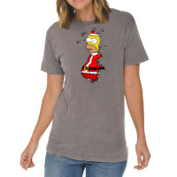 Homer Claus Christmas Vintage T-shirt | Artistshot