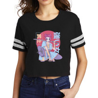 Anime Samurai Warrior Scorecard Crop Tee | Artistshot