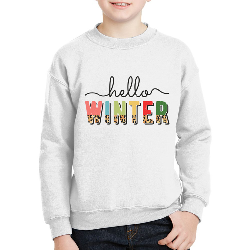 Hello Winter Youth Sweatshirt by Zero_art | Artistshot