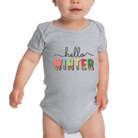 Hello Winter Baby Bodysuit | Artistshot