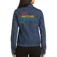 Ice Hockey T  Shirt Ice Hockey I Have Plans In The Penalty Box Funny T Ladies Denim Jacket | Artistshot