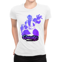 Thundercats Panthro Gradient Portrait T Shirt Ladies Fitted T-shirt | Artistshot