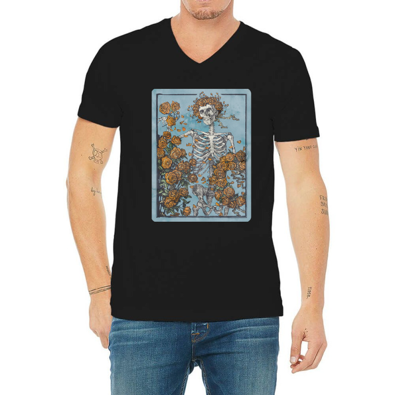 Graphic Music Jerry Grateful Gifts Women V-neck Tee | Artistshot