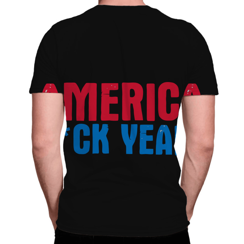 America Yeah All Over Men's T-shirt | Artistshot