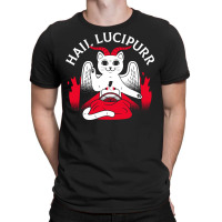 Hail Lucipurr T-shirt | Artistshot