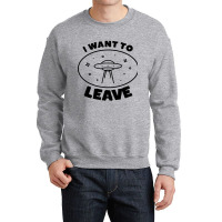 Ufo Flying Planet Crewneck Sweatshirt | Artistshot