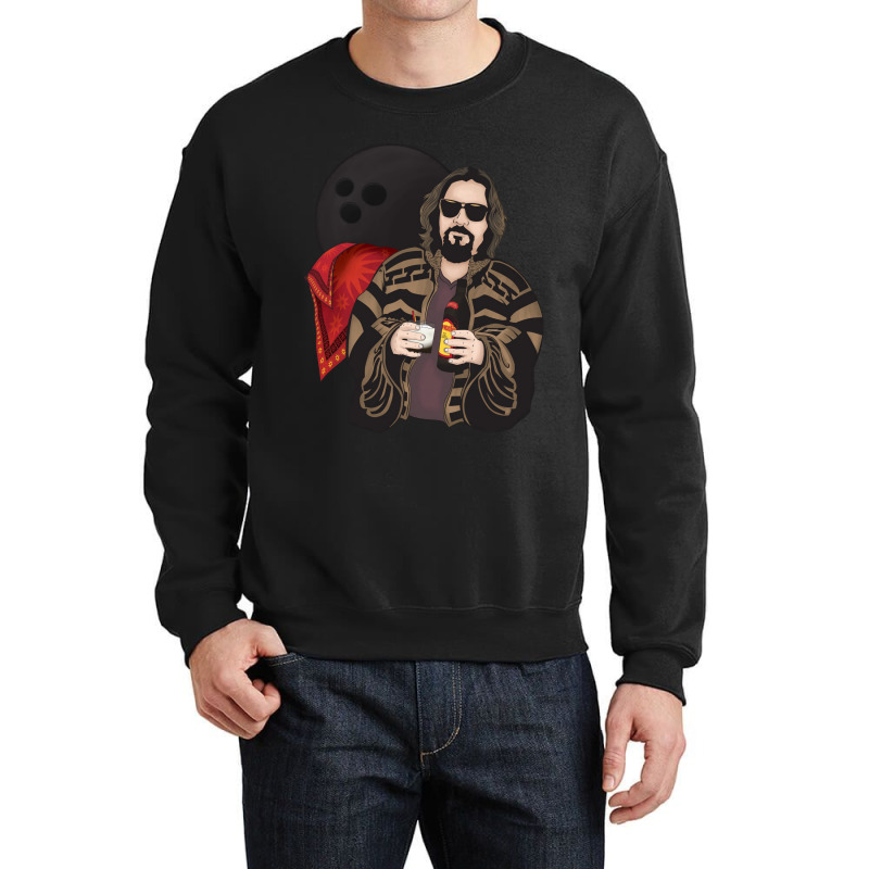 Retro  Lebowski Call Me Crewneck Sweatshirt | Artistshot