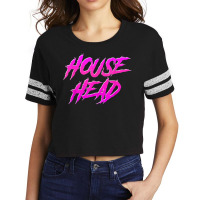 Househead   House Music Edm House Head Dj T Shirt Scorecard Crop Tee | Artistshot