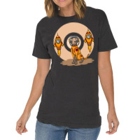 Cool Dog And Rockets Vintage T-shirt | Artistshot