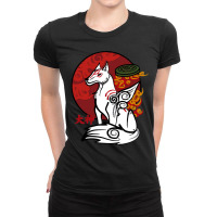 Cartoon Gifts Inked Goddess Funny Gifts Boy Girl Ladies Fitted T-shirt | Artistshot