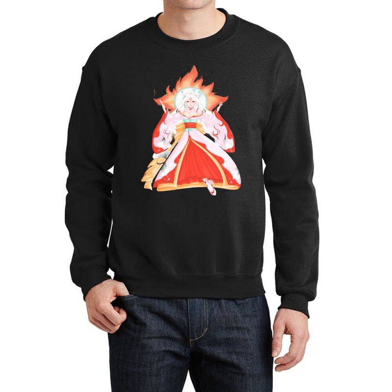 Character Animated Amaterasu Funny Gifts Boys Girls Crewneck Sweatshirt | Artistshot