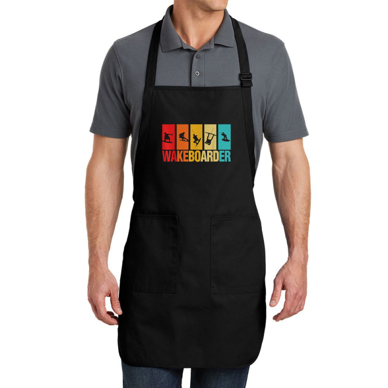 Water Sport Wake Board Wakeboarding Lover Wakeboarder T Shirt Full-length Apron | Artistshot