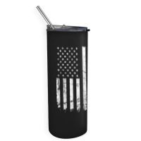 Coffee Bacon Guns And Freedom   Bbq Grill Funny Gun Usa Flag T Shirt Skinny Tumbler | Artistshot