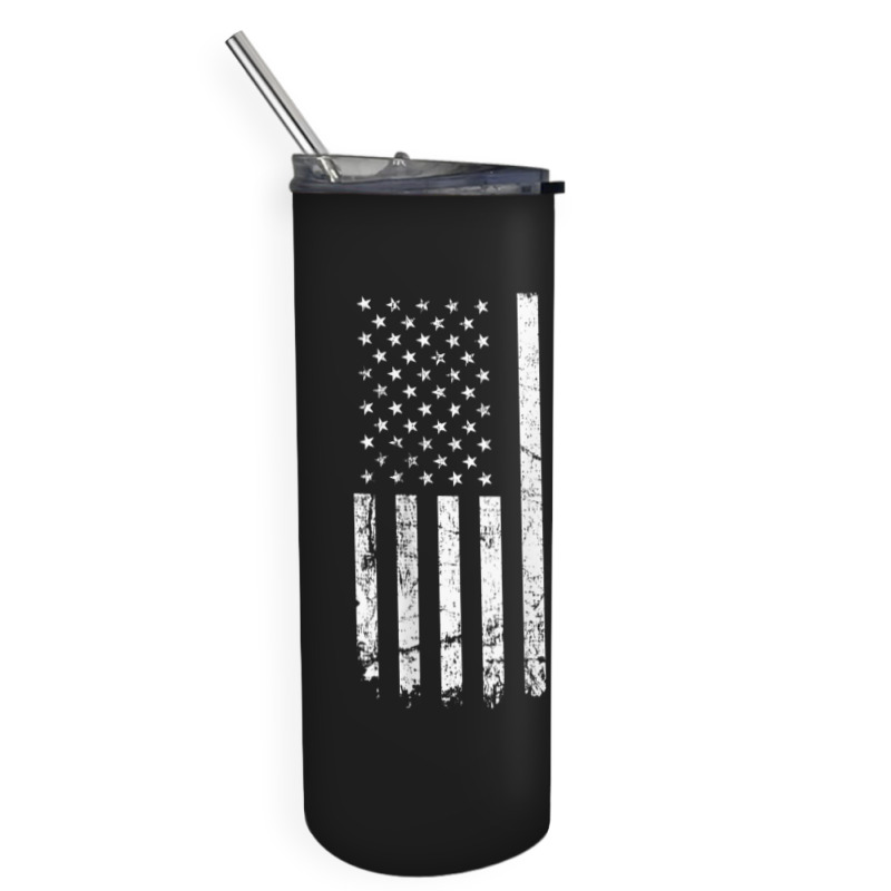 Coffee Bacon Guns And Freedom   Bbq Grill Funny Gun Usa Flag T Shirt Skinny Tumbler | Artistshot