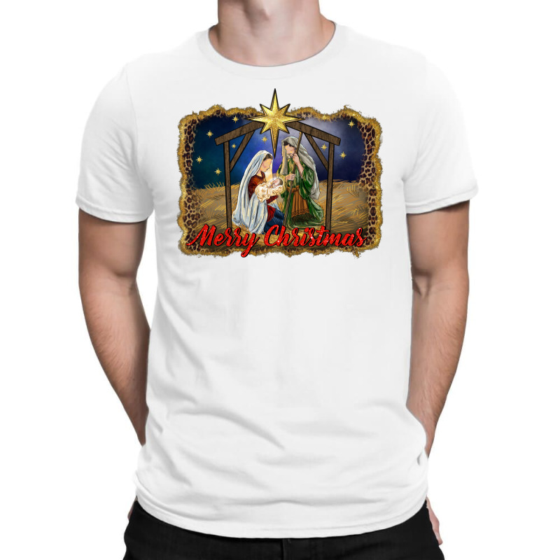 Merry Christmas Holy Family T-shirt | Artistshot