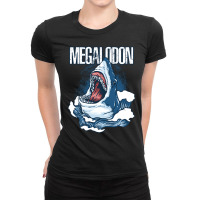 Megalodon Giant Shark Lover Largest Extinct Species Ocean Pullover Hoo Ladies Fitted T-shirt | Artistshot