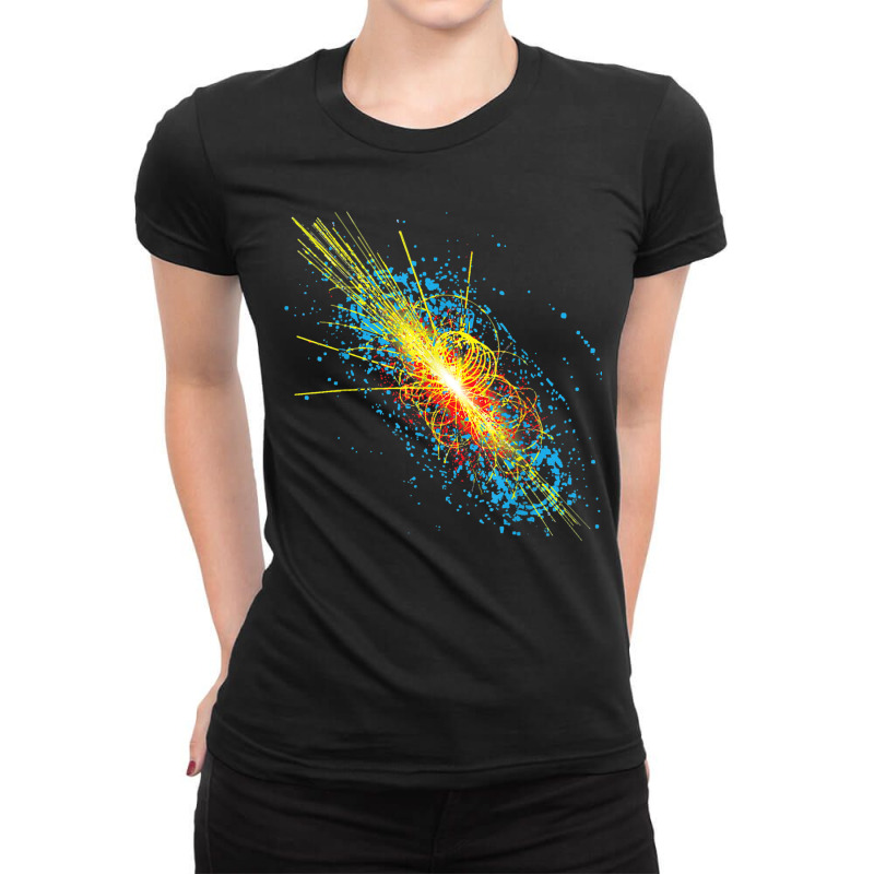 Higgs Boson Particle Quantum Theory Sci Fi Funny Gift Ladies Fitted T-Shirt by Hoang95 | Artistshot