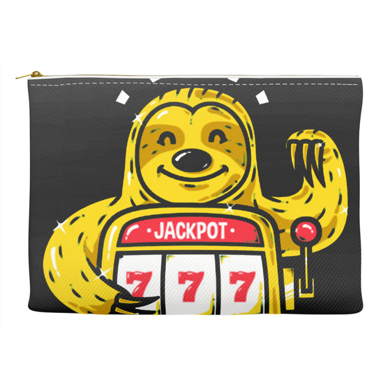 Lucky Sloth Machine Accessory Pouches | Artistshot