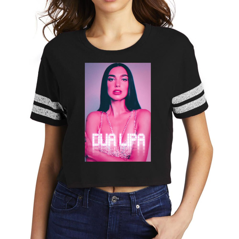 Dua  Future Nostalgic Pink Scorecard Crop Tee by natashasawtell | Artistshot