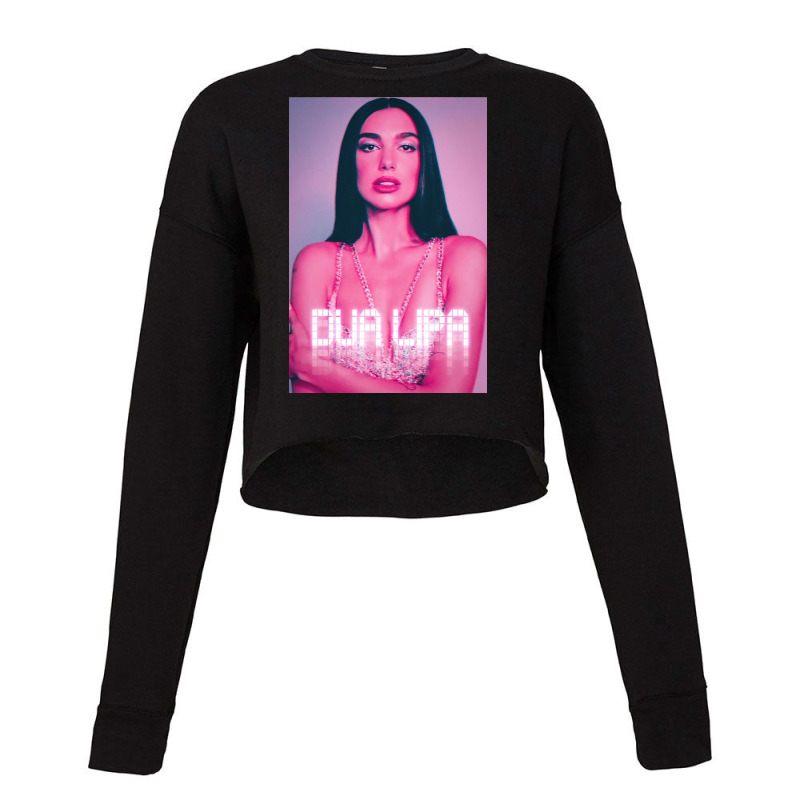 Dua  Future Nostalgic Pink Cropped Sweater by natashasawtell | Artistshot