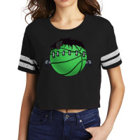 Basketball Halloween T  Shirt Basketball Frankenstein Basketball Lover Scorecard Crop Tee | Artistshot