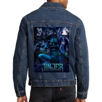 Lover Gift Harder Scream Gifts Men Men Denim Jacket | Artistshot