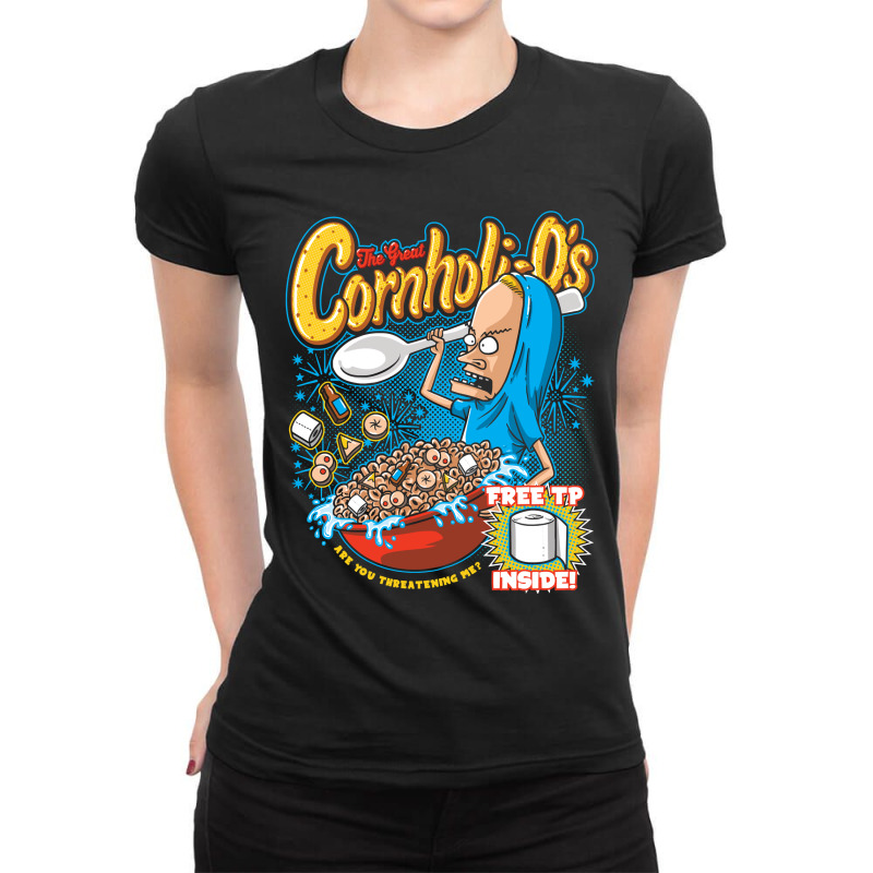 Classic Film  Butthead Video Games Character Ladies Fitted T-Shirt by Artist-Calvin | Artistshot