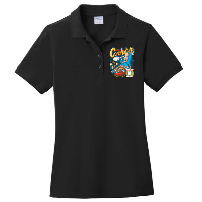 Classic Film  Butthead Video Games Character Ladies Polo Shirt by Artist-Calvin | Artistshot